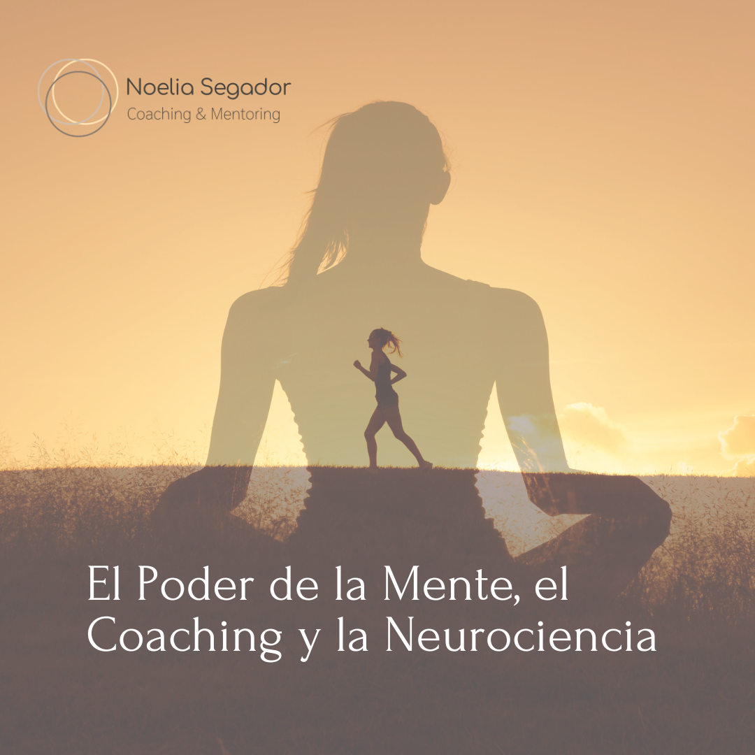 el coaching y el poder de la mente reflejado en una silueta meditando y corriendo